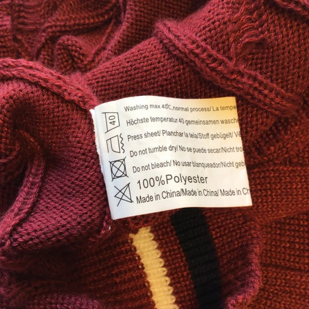 Coofandy Burgundy Cable Knit Sweater Vest Preppy Collegiate Old Money Classic